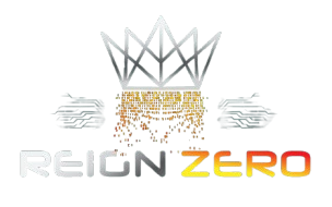 Reign Zero logo with crown icon and stylized wordmark